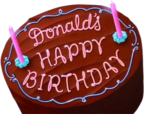 Donald's Happy Birthday