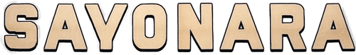 Sayonara